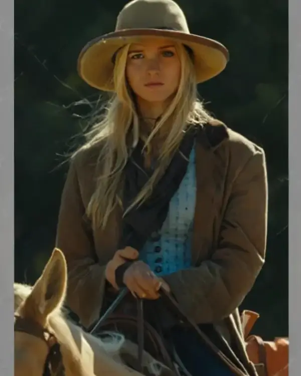 1883 Elsa Dutton Brown Trench Coat (1)