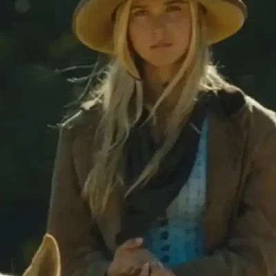 1883 Elsa Dutton Brown Trench Coat
