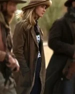 1883 Elsa Dutton Brown Trench Coat sale