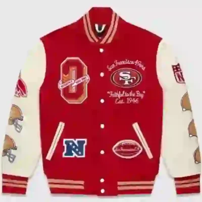 49ers San Francisco Red Varsity Jacket