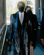 A$AP Rocky Leather Coat frand side