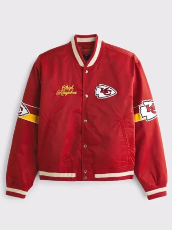 Abercrombie Chiefs Varsity Bomber Jacket