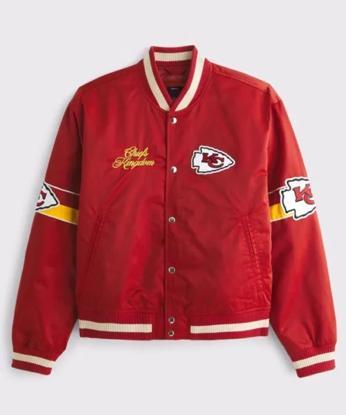 Abercrombie Chiefs Varsity Bomber Jacket