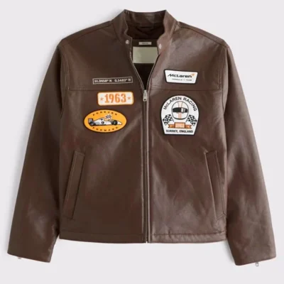 Abercrombie McLaren Leather Racer Jacket
