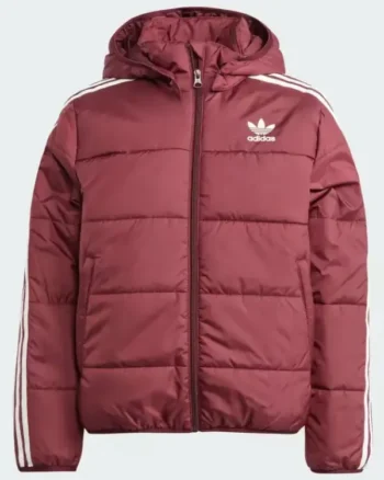 Adidas Adicolor Jacket Burgundy
