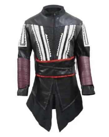 Aguilar Assassin’s Creed Leather Hoodie Coat
