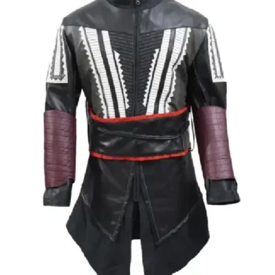Aguilar Assassin’s Creed Leather Hoodie Coat