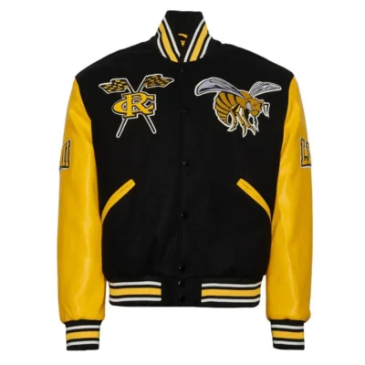 Alabama State University Black and Gold Varsity Jacket