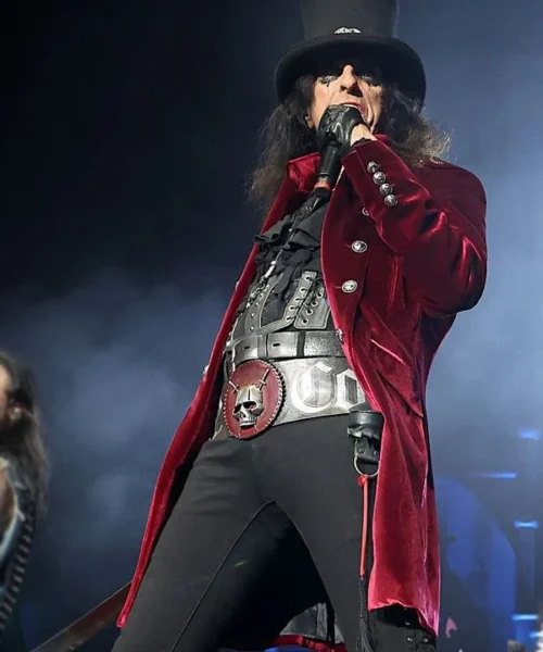 Alice Cooper Red Velvet Coat