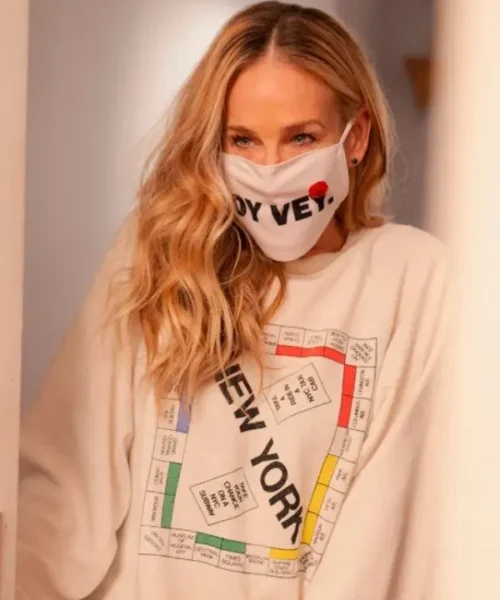 And Just Like That S02 Carrie Bradshaw New York Monopoly Sweatshirt