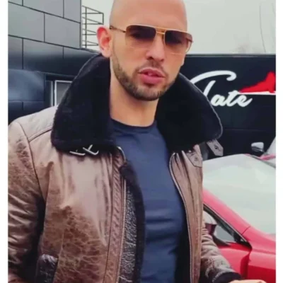 Andrew-Tate-Brown-Fur-Shearling-Leather-Jacket-