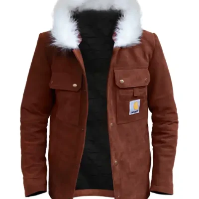 Anna Lambe North of North Camel Brown Carhartt Coat