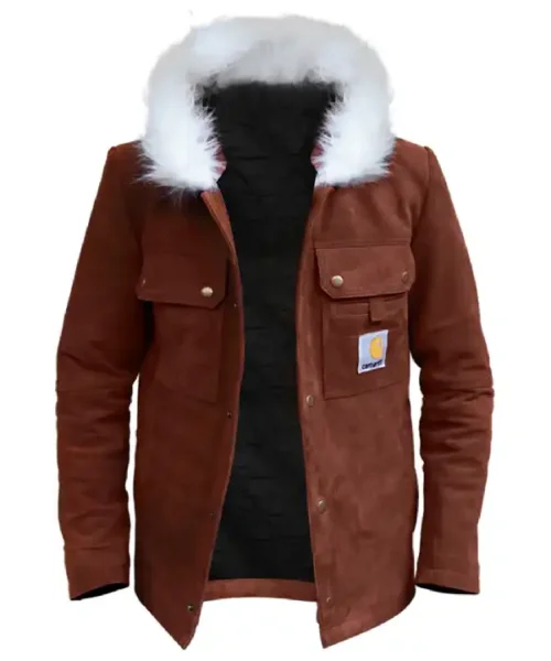 Anna Lambe North of North Camel Brown Carhartt Coat