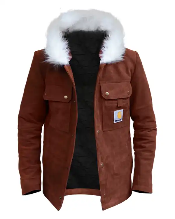 Anna Lambe North of North Camel Brown Carhartt Coat