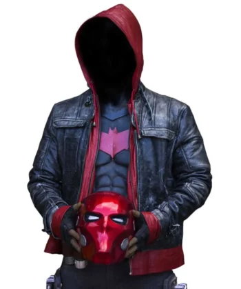 Arkham Knight Redhood Leather Jacket