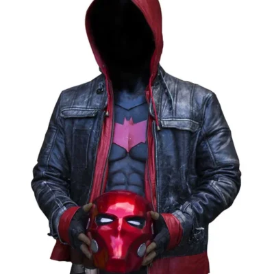 Arkham Knight Redhood Leather Jacket