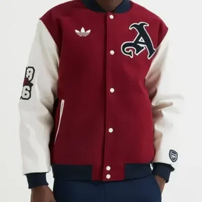 Amiri Logo-Patch Varsity Jacket