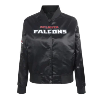 Atlanta Braves Turn It Up M Classic Rib Navy Satin Jacket