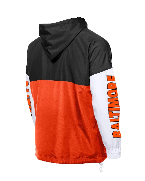 Baltimore Orioles Color Block Full-Zip Orange