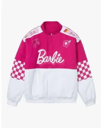 Barbie Racer Satin Varsity Jacket