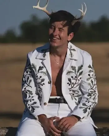 Barry Keoghan White Jacket