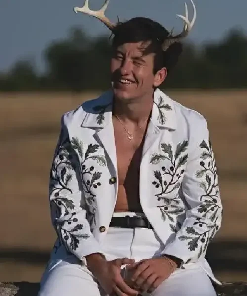 Barry Keoghan White Jacket