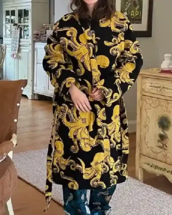 Barry S03 Octopus Print Robe