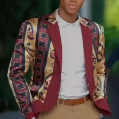 Bel-Air S1 E5 Will Smith All Over Printed Blazer Jacket