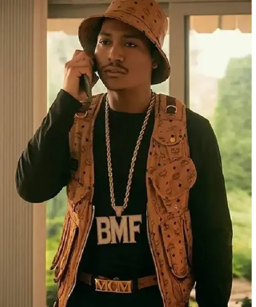 Big Meech Black Mafia Family S03 Brown Vest