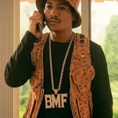 Big Meech Flenory BMF S03 Brown Vest