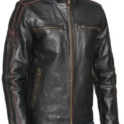 Black Rivet Leather Jacket