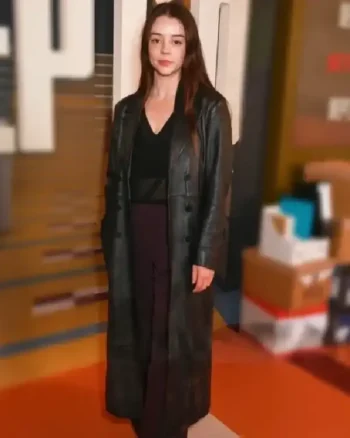 Bobby Rainsbury Dept. Q S01 Black Leather Coat