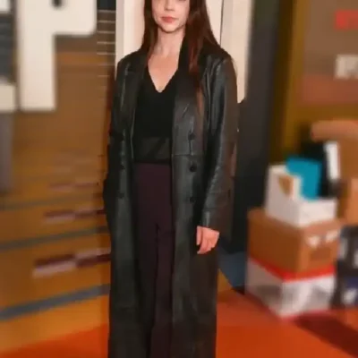 Bobby Rainsbury Dept. Q S01 Black Leather Coat