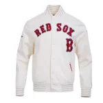Boston Red Sox Logo Game Day Eggshell Jacket