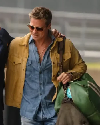 Brad Pitt F1 Suede Jacket