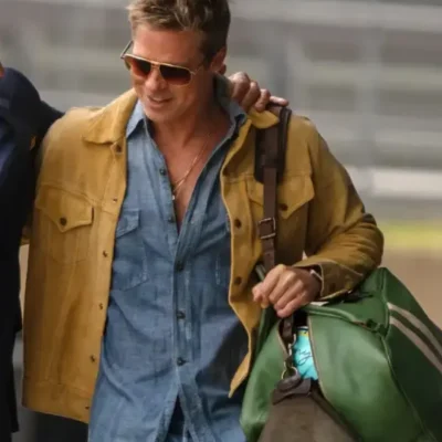 Brad Pitt F1 Suede Jacket