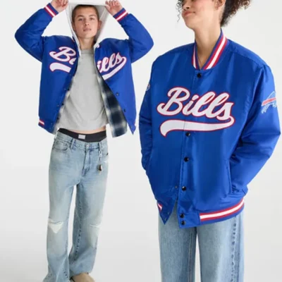 Buffalo-Bills-Blue-Satin-Bomber-Jacket