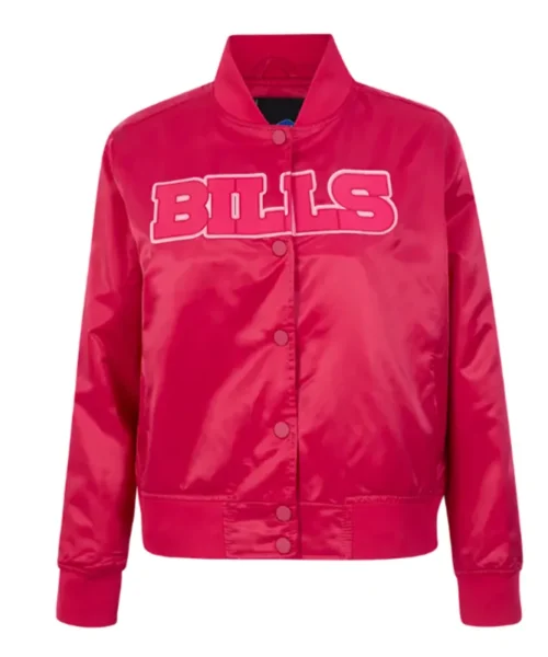 Buffalo Bills Classic Triple Pink Satin Jacket