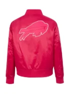 Buffalo Bills Full-Snap Satin Triple Pink Jacket