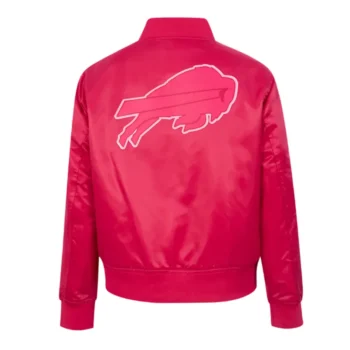 Buffalo Bills Full-Snap Satin Triple Pink Jacket
