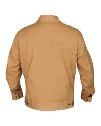 Buy Bradley Cooper A Star Is Born Jackson Maine Khaki Cotton Jacket Sale back