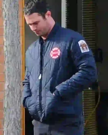 Chicago Fire Squad 3 Quilted Jacket - Image 4