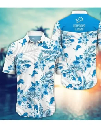 Buy Detroit Lions Hawaiian Shirt For Mens Sale