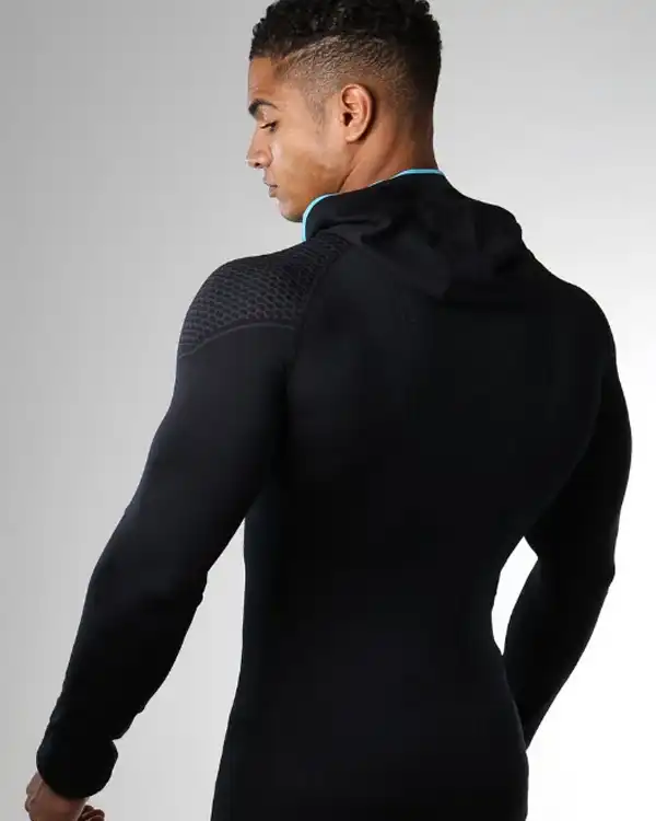 Buy Gymshark Onyx V1 Black Hoodie For Sale