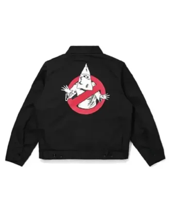 Buy Klux Busters Logo On Back Black Shirt Style Cotton Jacket Sale