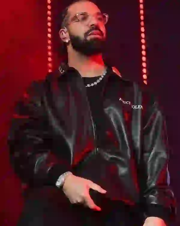 Drake Amici Violente Leather Jacket - Image 4