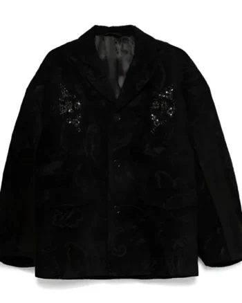 The Equalizer S05 Queen Latifah Black Embellished Blazer - Image 2