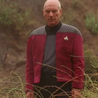 Captain Picard Star Trek Next Generation Red Jacket