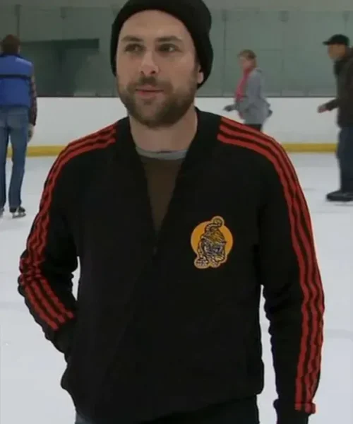 Charlie Kelly Its Always Sunny in Philadelphia Black Varsity Jacket
