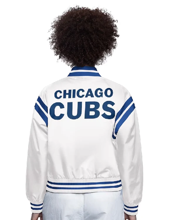 Chicago Cubs Full Count Full-Snap Satin